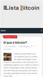 Mobile Screenshot of listabitcoin.com